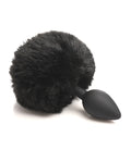 Tailz Tailz Fluffy Bunny Tail Silicone Plug - Black - Image 2