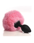Tailz Tailz Fluffy Bunny Tail Silicone Plug - Pink - Image 2