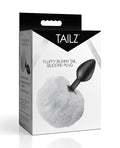 Tailz Tailz Fluffy Bunny Tail Silicone Plug - White