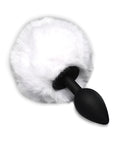 Tailz Tailz Fluffy Bunny Tail Silicone Plug - White - Image 2