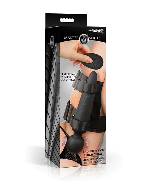 Not Regular Toys Master Series Thunderstick Thigh Strap Vibrating Wand w/Harness