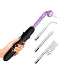 Not Regular Toys Master Series Elektrawand Rechargeable Violet Wand w/Attachments - Black - Image 2