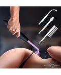 Not Regular Toys Master Series Elektrawand Rechargeable Violet Wand w/Attachments - Black - Image 4