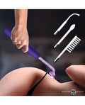 Not Regular Toys Master Series Elektrawand Rechargeable Violet Wand w/Attachments - Purple - Image 4