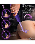 Not Regular Toys Master Series Elektrawand Rechargeable Violet Wand w/Attachments - Purple - Image 5