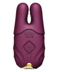 ZALO ZALO Nave Vibrating Nipple Clamps - Velvet Purple - Image 2