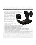 Zero Tolerance Zero Tolerance Strapped & Tapped Rechargeable Prostate Vibrator - Black - Image 2