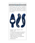 Zero Tolerance Ring Around the Rosy Cock & Ball Vibrator - Blue (5)