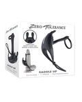 Zero Tolerance Zero Tolerance Saddle Up Cock & Ball Vibrator - Black