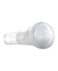 Zero Tolerance Zero Tolerance Sucking Good Rechargeable Vibrating Pump - White/Clear