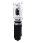 Zero Tolerance Zero Tolerance Thrill Ride Rechargeable Stroker - Black/Clear - Image 3