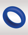 ZOLO ZOLO Extra Thick Silicone Cock Ring - Blue - Image 2